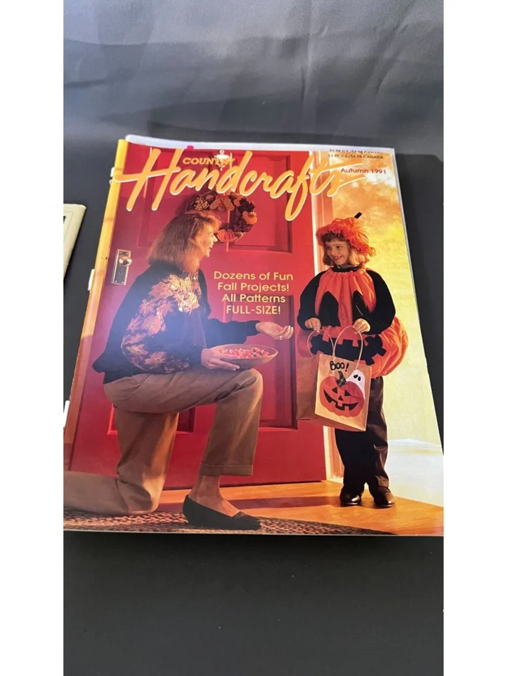 10 Country Handcrafts Magazine Lot 1991-1992 Seasonal Craft Patterns